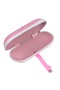 Glasses case with soft interior, hardcase design - Pink