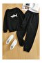 Unisex Printed Oversize Sports Special Design Shark Print Tracksuit Set