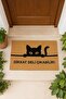 Kitten Doormat Front Door Mat Kitty Front Door Non-Slip Mat Dust Collector Door Mat - 5