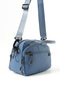 Women's Water Resistant Parachute Fabric 4 Compartment Cross Strap Oval Hand and Shoulder Bag - 5
