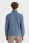 Cotton Regular Fit Stand Collar Zippered Thessaloniki Knit Sweatshirt - 5