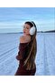 Women's Soft Plush Headphones - 2
