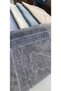 2 pieces of foot towels are 100% cotton, size 50 x 75.