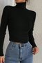 Women's Black Bady Sweater - 4