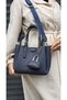 Women's New Season 3-Compartment Luxury Soft Leather Adjustable Crisscross-Strap Stylish Shoulder Bag - 4