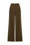 High Waist Wool Pants Olıvestone - 6