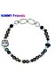 New Big-Eye Cute Pets 2.0 Hanging Bracelet and Phone Strap Silver Shaded - 3
