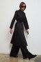 Moon Trench Coat Black - 2