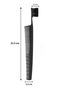 2-in-1 Brush Comb - Hair Parting and Combing Comb Baby Hair Edge Brush - 3