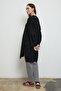 V-Neck Knitwear Tunic Black - 4