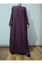 Robadan Long Sleeve 100% Viscose Pressed Floral Mother Dress, Prayer Dress, Hijab Dress - 5
