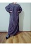 Robadan Long Sleeve 100% Viscose Pressed Floral Mother Dress, Prayer Dress, Hijab Dress - 3