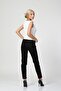 Whatsup High Waist Lightweight Wide Leg Stone Pants - Black - 6