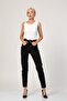 Whatsup High Waist Lightweight Wide Leg Stone Pants - Black