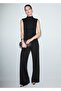 Straight-cut trousers with lace-up waistband - 2