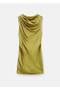 Satin dress with open back - 3