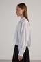 Women's White Design Oversize Short Shirt 30019 - 6