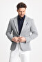 Abrines Men's Dark Gray Cotton Lycra Stretch Fabric Slim Fit Sports Blazer Jacket - 5