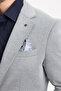Abrines Men's Dark Gray Cotton Lycra Stretch Fabric Slim Fit Sports Blazer Jacket - 2