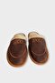 Plush Inside, Anti-Slip Sole, Unisex House Slippers Brown - 5