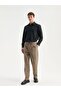 Regular Fit Long Sleeve Dobby Men's Shirt - 2