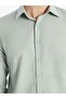 Regular Fit Long Sleeve Poplin Men's Shirt - 4