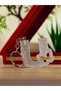 Letter Keychain Model Epoxy Resin Gift Product - 6