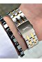 Numeric Silver-Gold Color 10 Atm Water Resistance Steel Case Men's Wristwatch 2560.06Mr - 5
