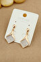 Xuping Vip Earrings - Xuping Leaf Model Nail Dangle Xuping Earrings Non-Tarnish Non-Fade 3cm - 4