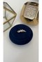 Adjustable Gold Knot Ring with Zircon Stone