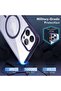 EMODIL iPhone 16 Pro Max MagSafe Clear Case - Purple Sides, Shockproof TPU - 2