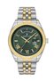 Dial Green Strap Gold Silver Color Gift Boxed Men's Wristwatch - 7