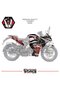 Bajaj Rs200 Fairing Sticker Katana Girl Motorcycle Fairing Model Ready Kit - 2