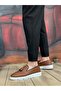 BA0005 - Tan White Men's Corcik Shoes with High Sole and Tassels - 2