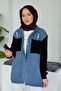 Franga Pocket Sweater Jeans Cardigan Black - 2