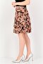 Women Paisley Pattern Mini Skirt, Multicolor - 4