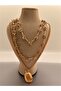 Brand Model Double Necklace Set