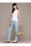 Women Straight Fit Solid Blue Jeans - 4