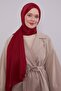 Red Plain Purple Shawl