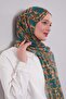 Green Leopard Print Vivian Shawl - 2