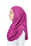 Practical Ready-To-Wear Children's Shawl with Boned Fastening Fuchsia - 3