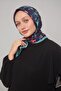 وشاح ناعم بنمط فرع الزهرة الخضراء - 3