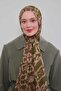 Grass Green Leopard Pattern Vivian Shawl - 3