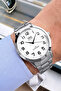Original Quartz Men Wristwatch Silver Color Steel Band 3 Atm Water Resistant -Gift Bracelet Qqe2001C4 - 3
