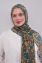 Green Leopard Print Vivian Shawl - 3