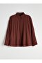 Textured Oversize Women's Shirt - 5