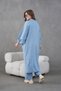 Women's Front Beaded Wide-Fit Knitwear Cardigan and Pants Bottom-Top Set - 7
