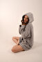 Welsoft Hooded Wearable Tv Blanket 1 Piece Unisex Plush Oversized Poncho Robe - 5