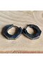 Vintage Style Interlocking 316L Stainless Steel Tarnish-Free Earrings Pair - 4