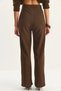 Women's Bitter Brown High Waist Fileto Detailed Pocketed Wide Leg Pants 1003 60283580 - 8